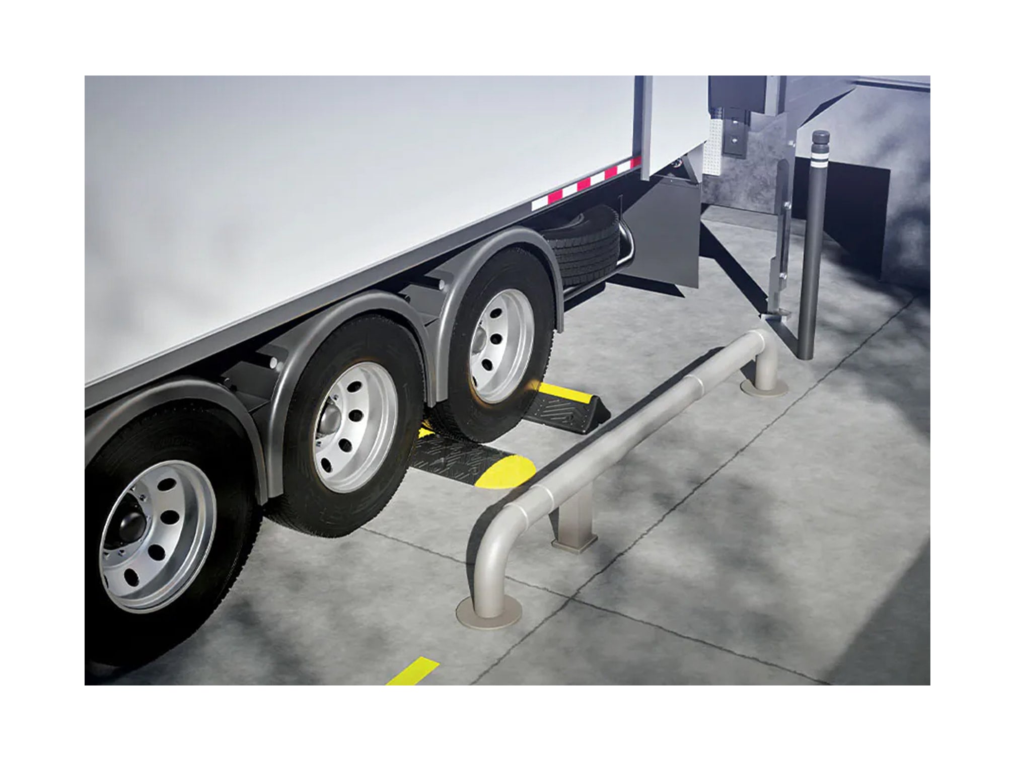100 cm kerb WHEEL STOPS for HEAVY VEHICLES - PARKING BARRIERS - LIMIT SWITCH BLOCK 100 cm kerb WHEEL STOPS for HEAVY VEHICLES - PARKING BARRIERS - LIMIT SWITCH BLOCK